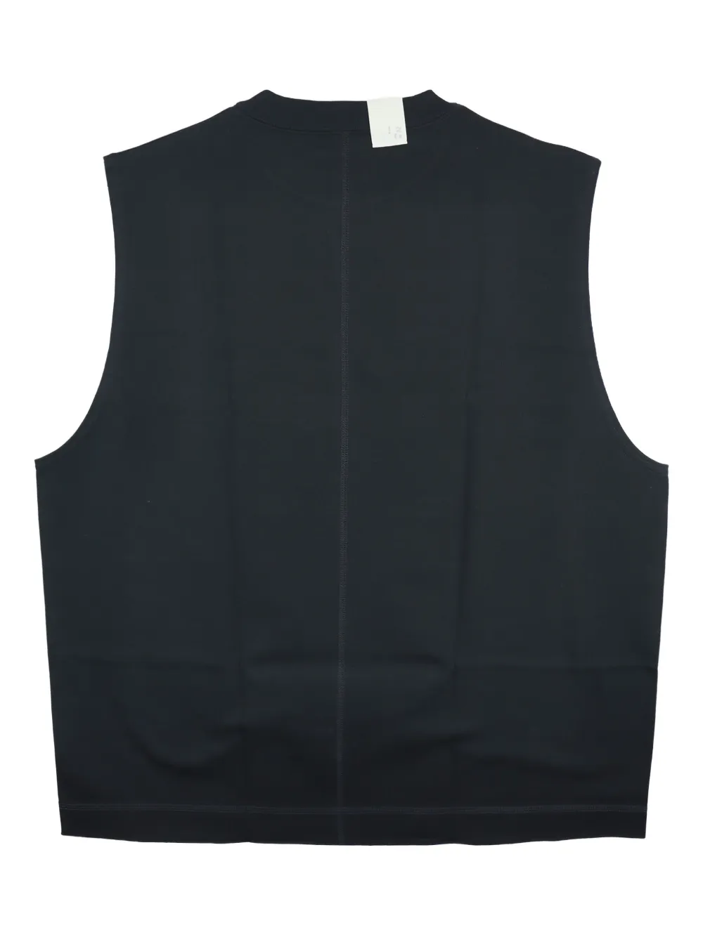 N.HOOLYWOOD round-neck cotton tank top - Zwart