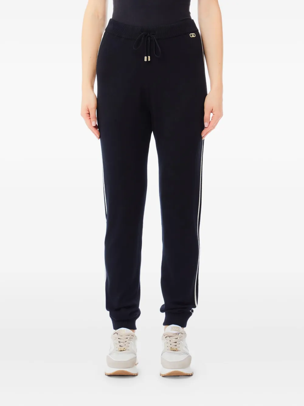 LIU JO Broek met zijstreep Zwart