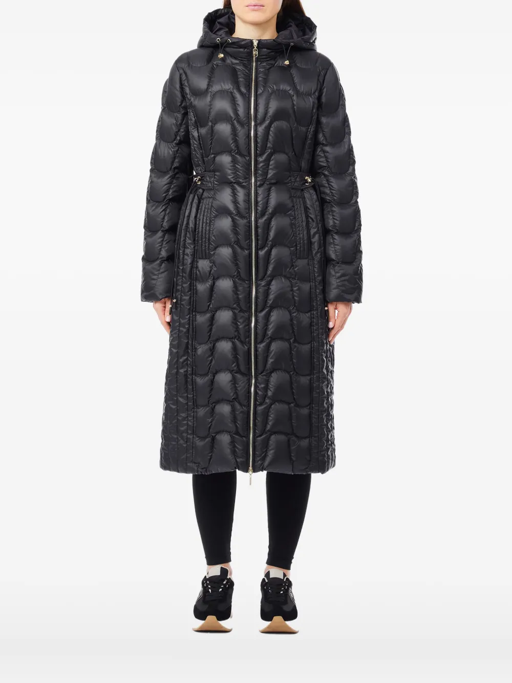 LIU JO quilted hooded coat | Black | Image 1