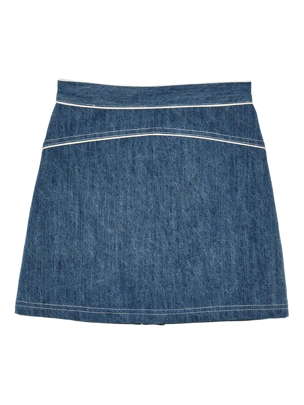 Tutu Du Monde Daisy spijkerrok met kanten vlak Blauw