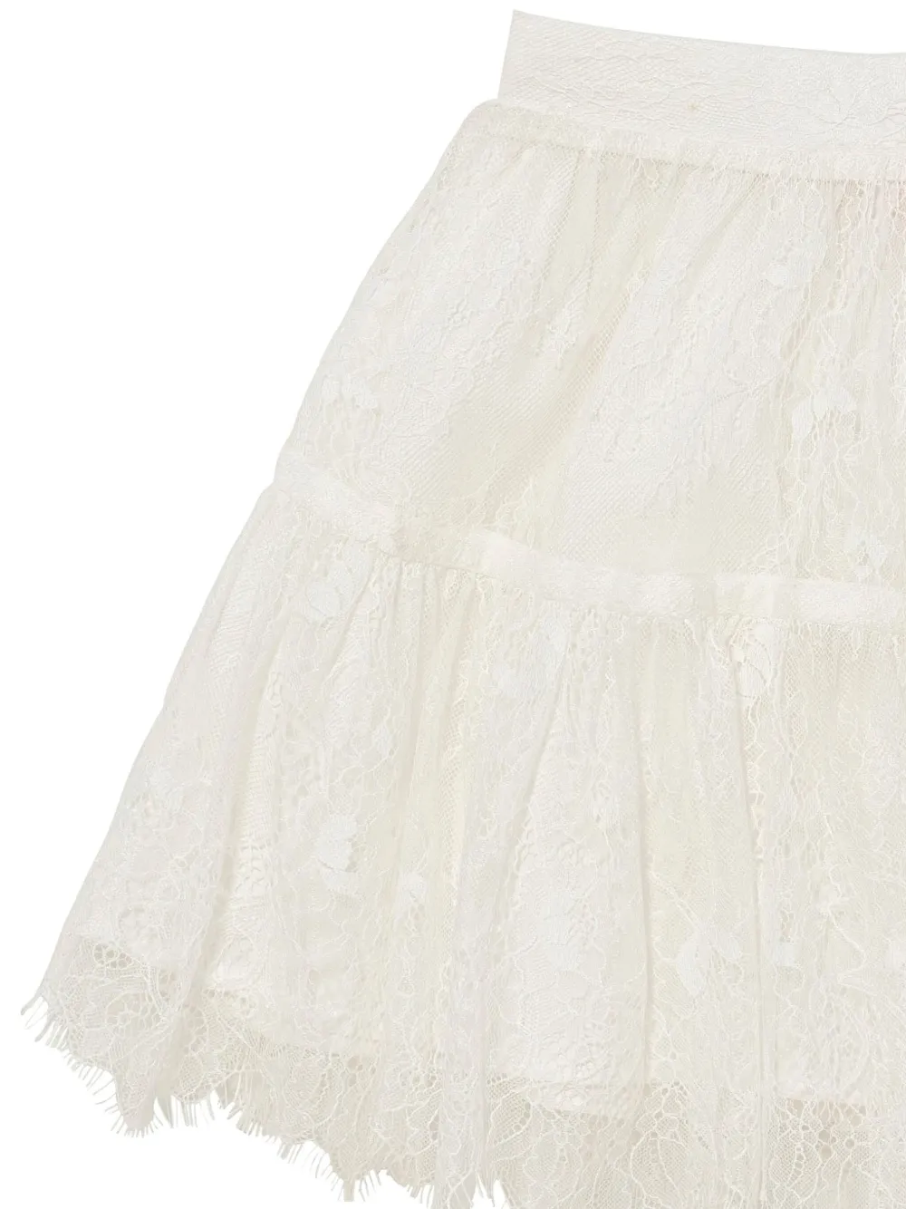 Tutu Du Monde Saloon mini-rok met kanten afwerking Wit