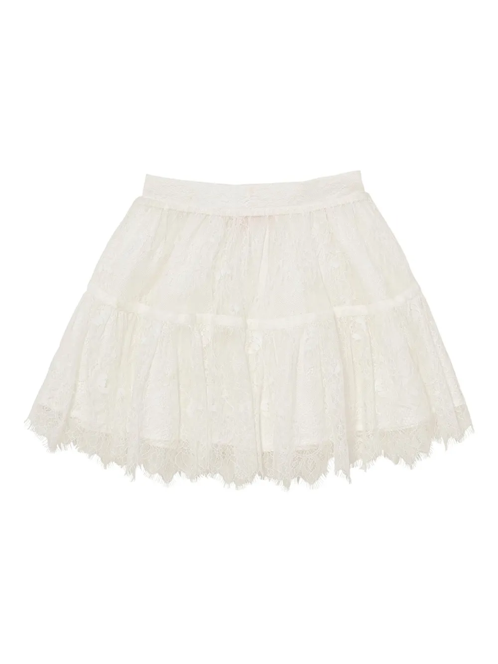 Tutu Du Monde Saloon mini-rok met kanten afwerking Wit
