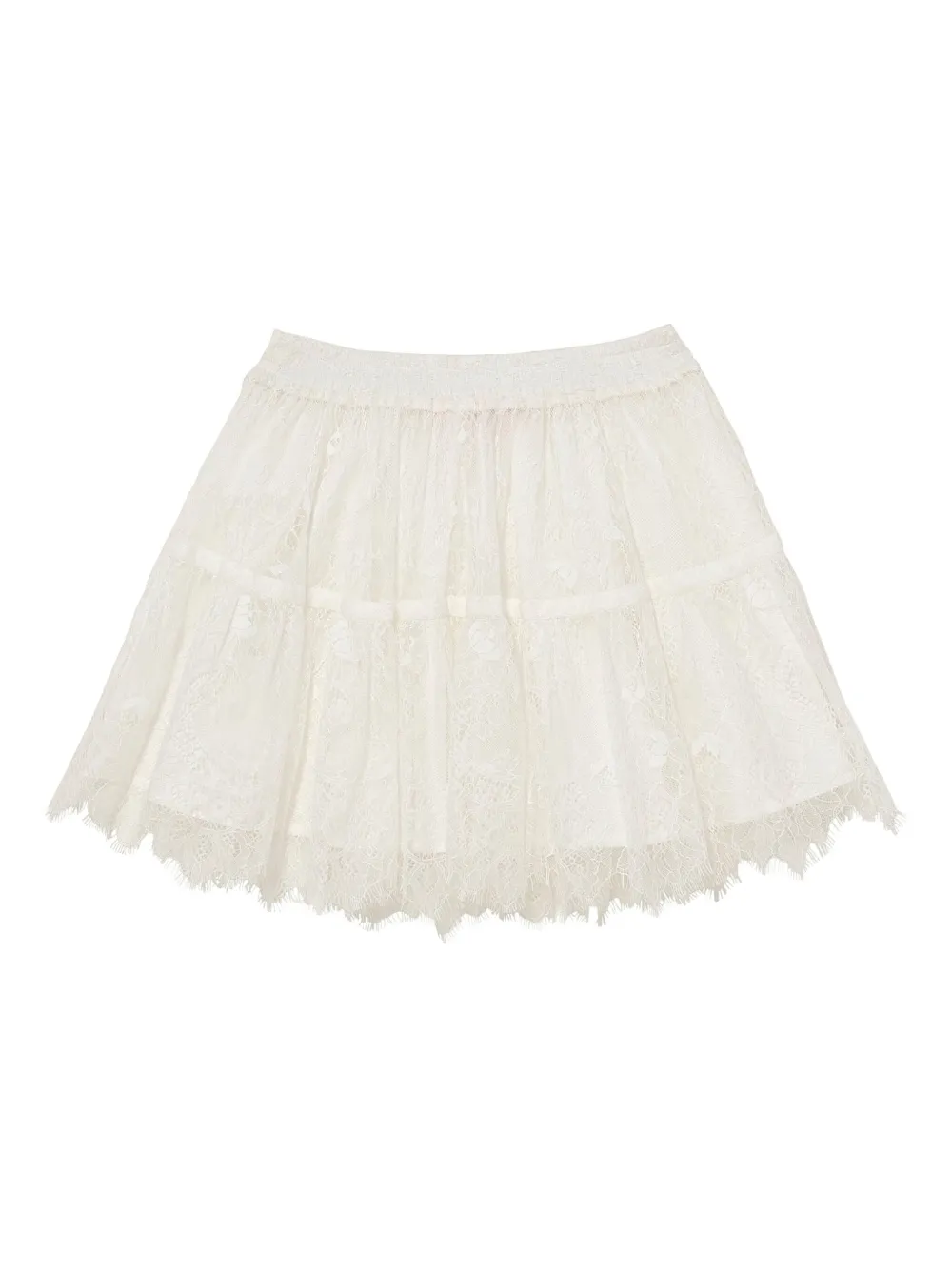 Tutu Du Monde Saloon mini-rok met kanten afwerking Wit