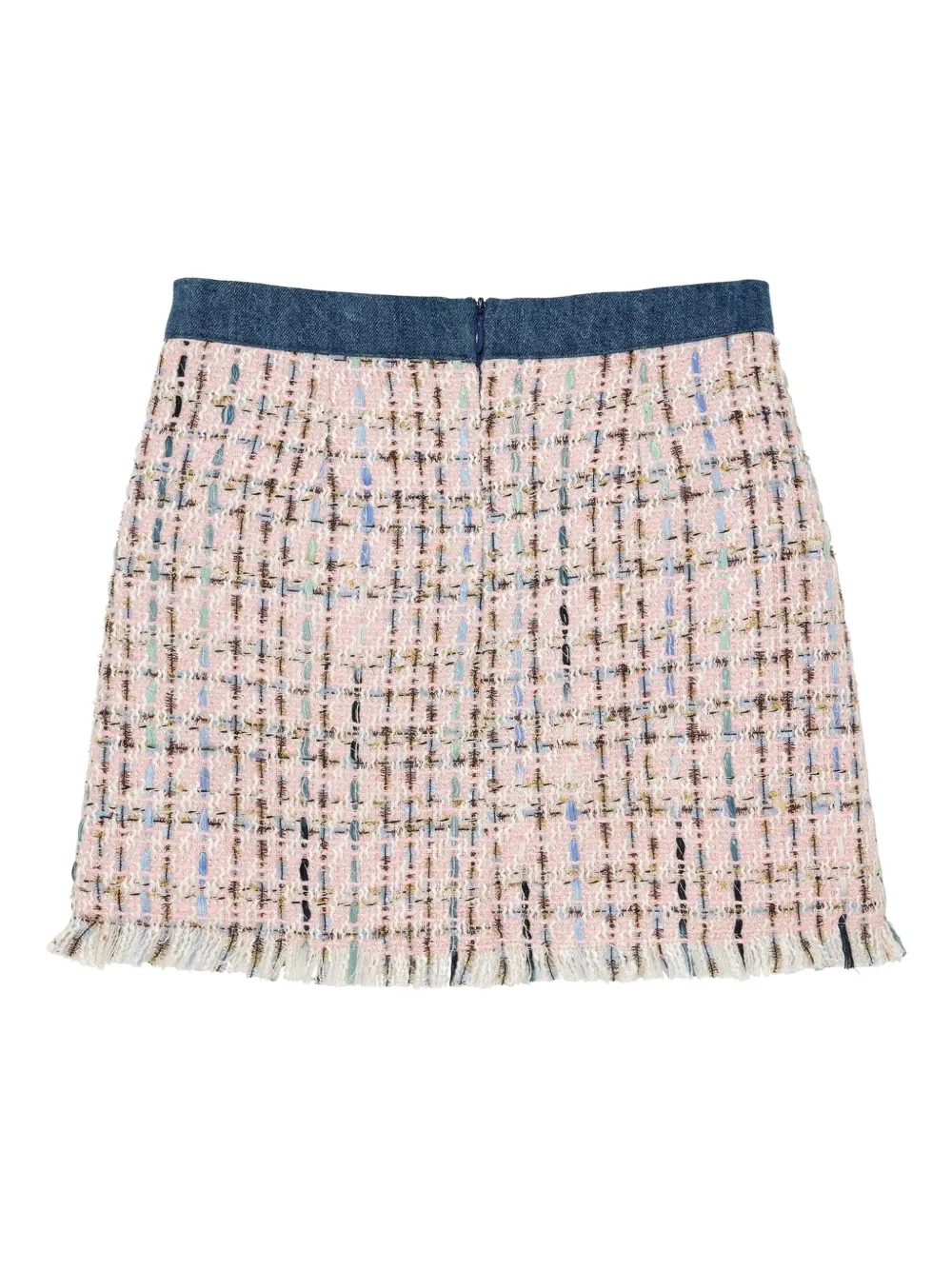 Tutu Du Monde Texas tweed rok met franje Roze