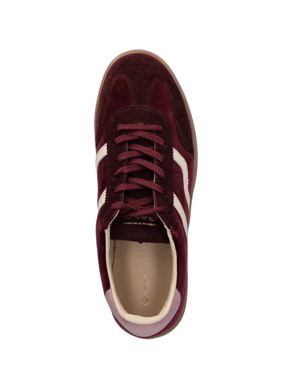 Gant Cuzima gestreepte sneakers Rood