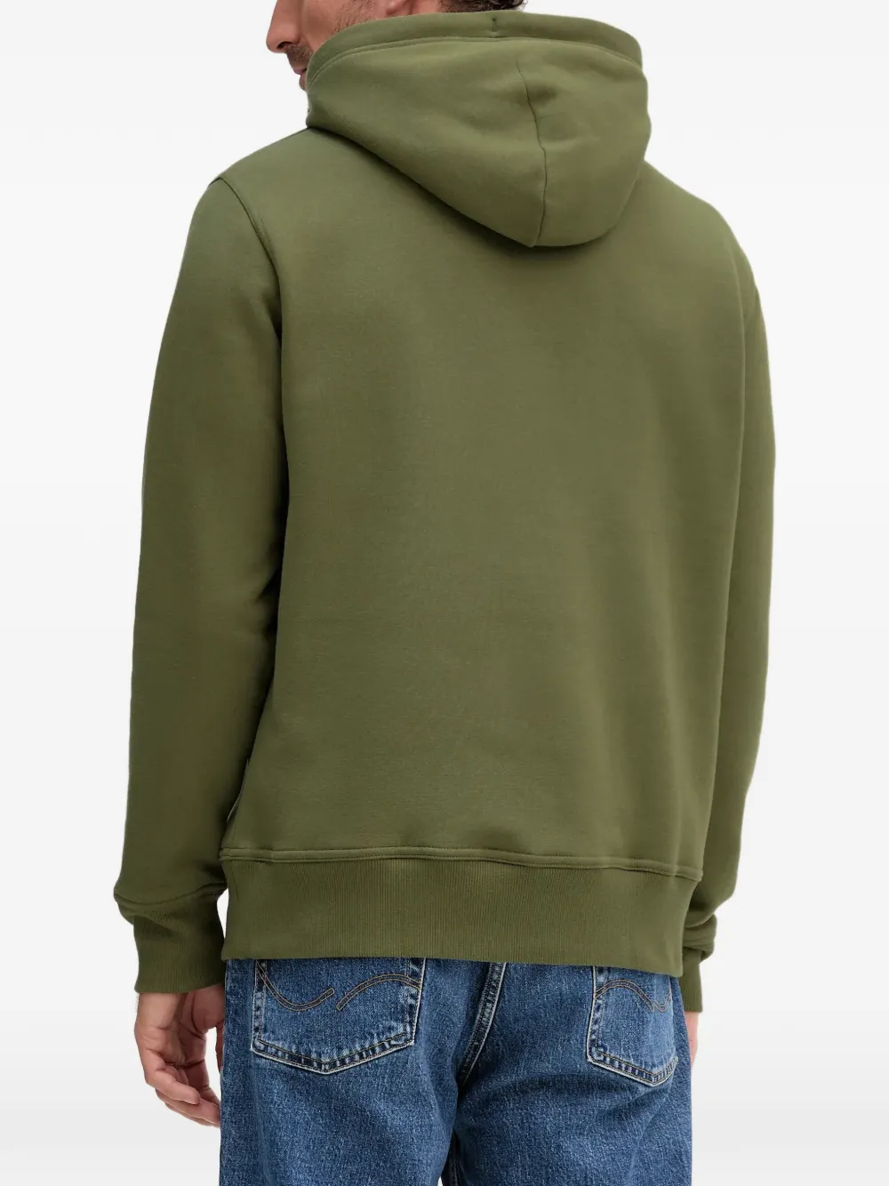 Gant Hoodie met geborduurd logo Groen