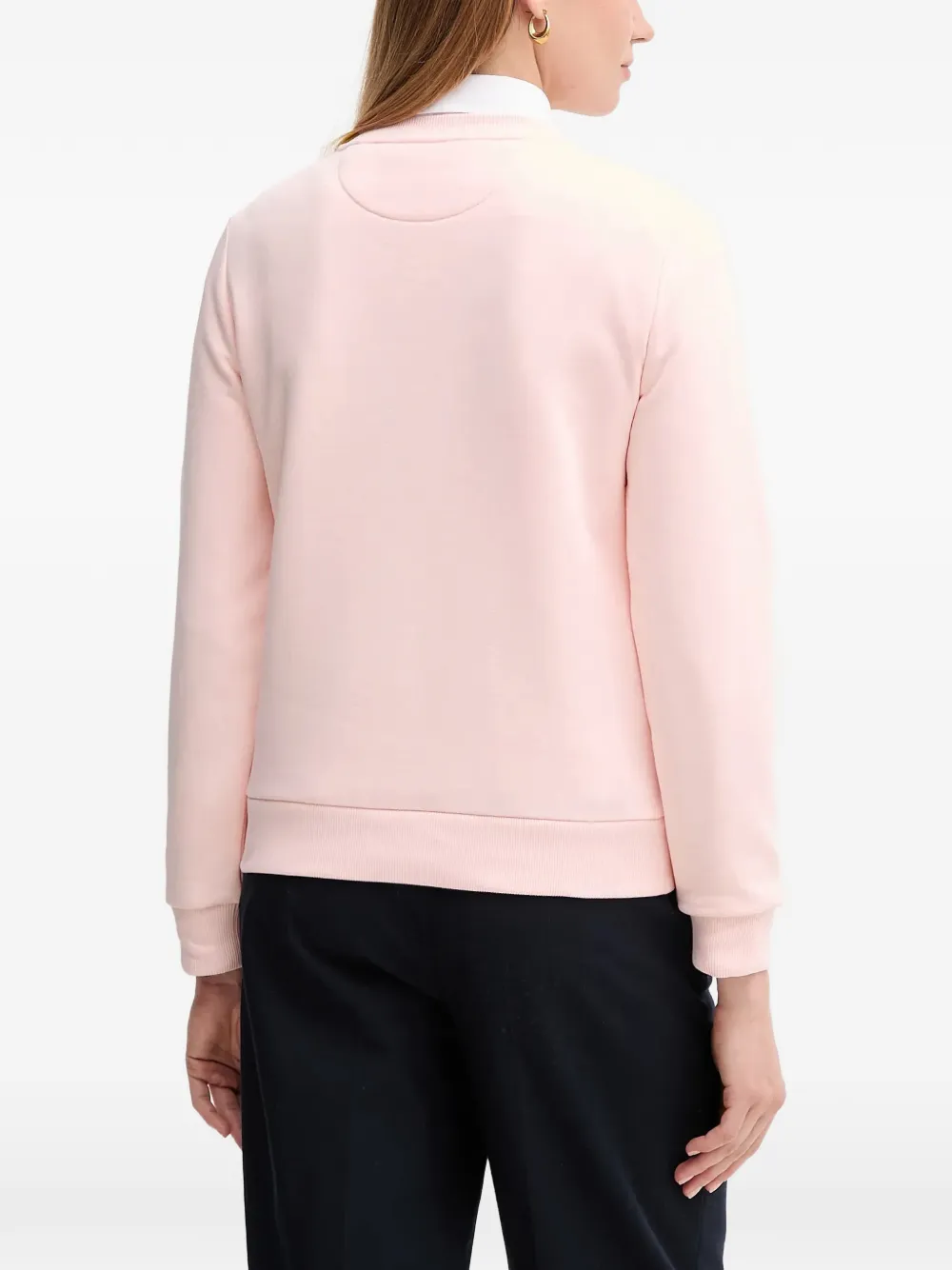  Gant Logo-embroidered Sweatshirt - Pink 