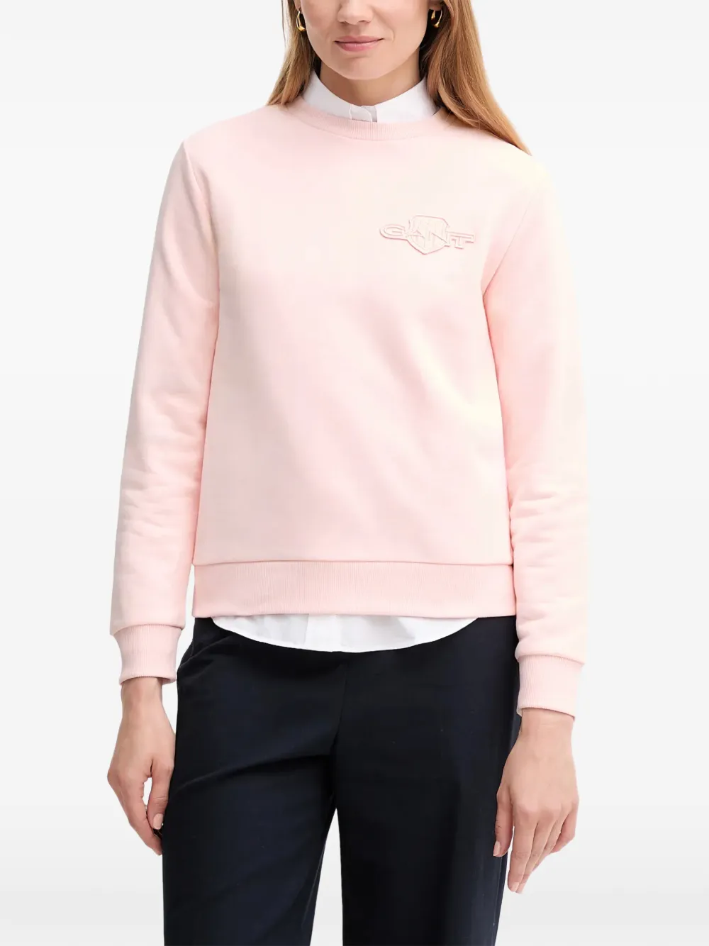 Gant sudadera con logo bordado | rosado | Image 1