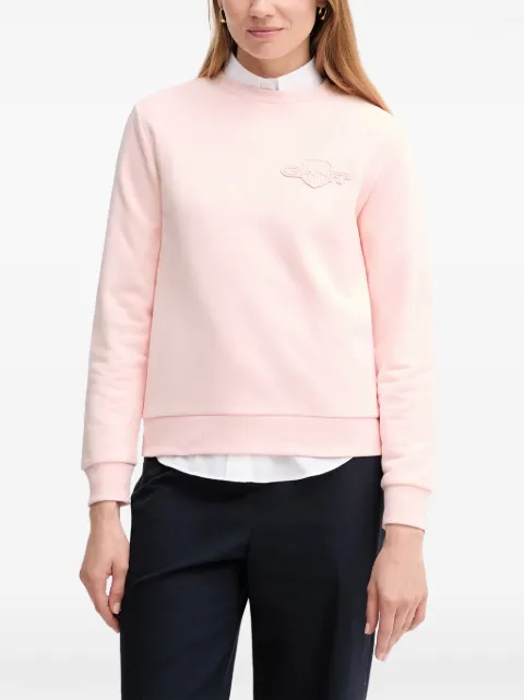 Gant logo-embroidered sweatshirt