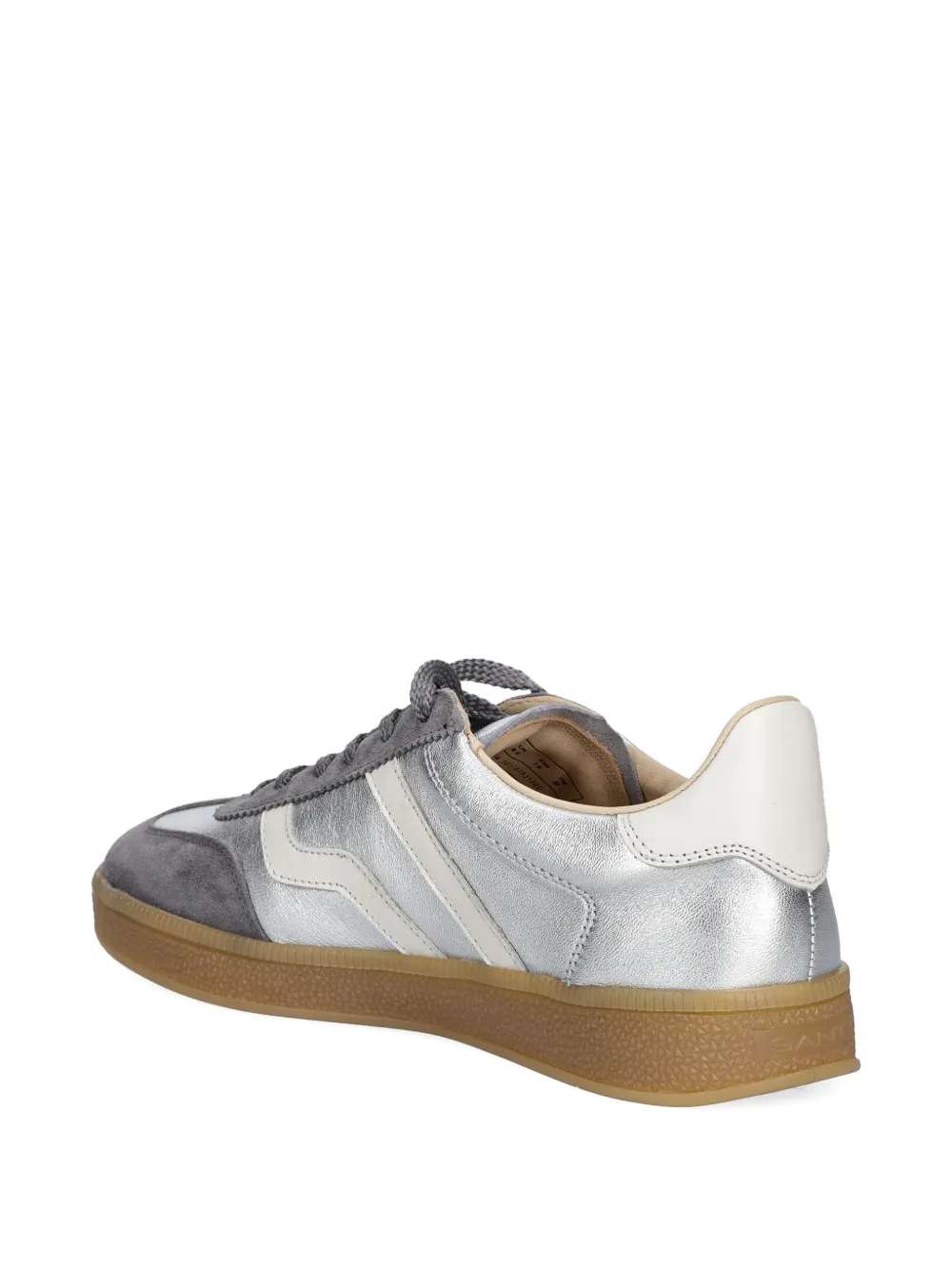 Gant Cuzima leren sneakers Zilver