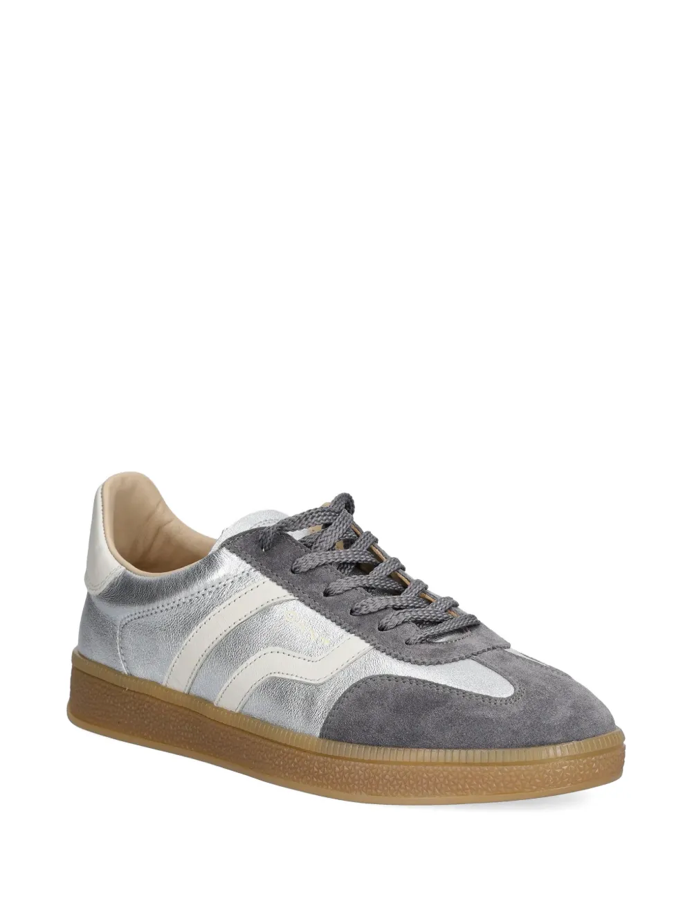 Gant Cuzima leren sneakers Zilver