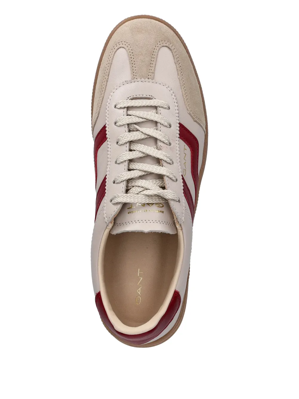 Gant Cuzmo leren sneakers Beige