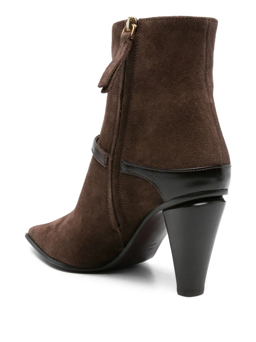 Roberto Festa 80mm buckle-strap ankle boots Brown