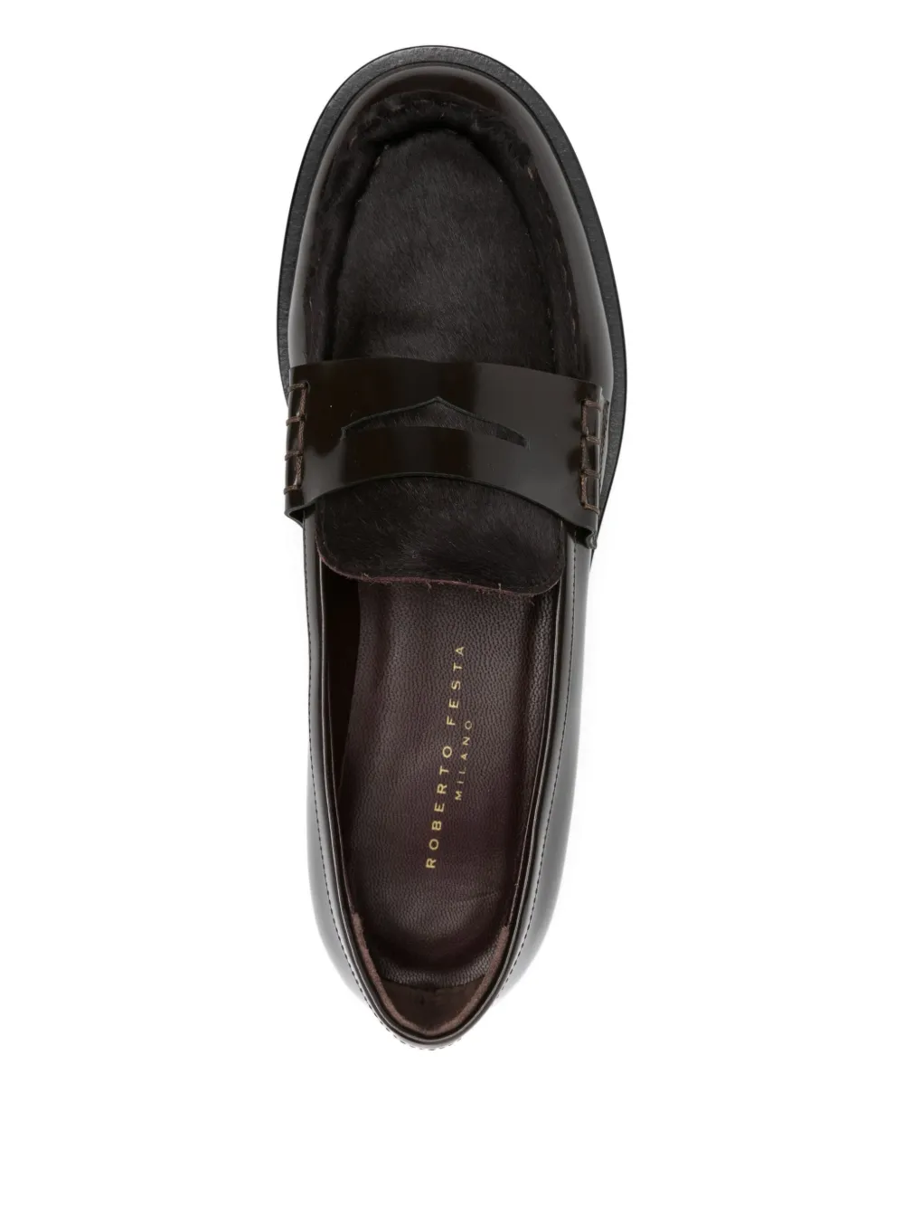 Roberto Festa Xander leather loafers Brown