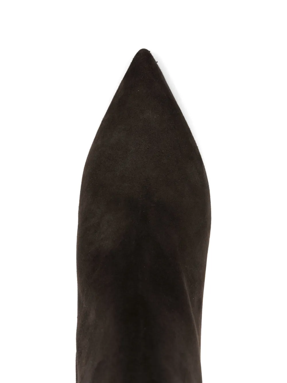 Thea Mika 50mm Pointed-toe Block-heel Boots In Brown