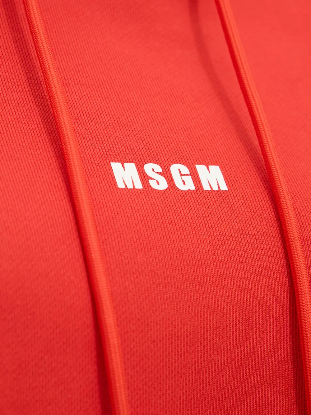 Msgm Woman Sweatshirt Red Size M Cotton In Red