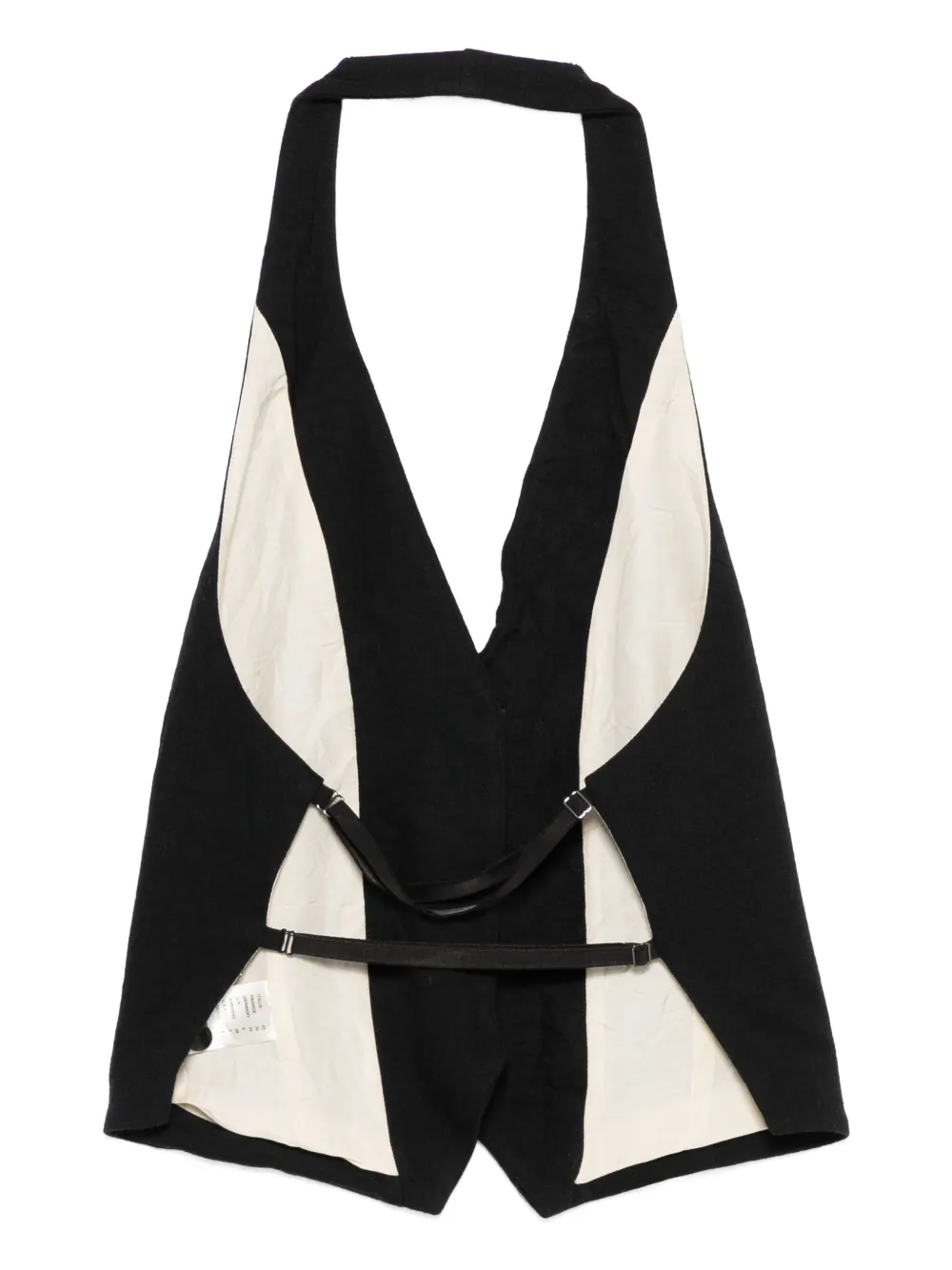 Alysi halterneck buttoned waistcoat | Vests & Tank Tops | Image 2