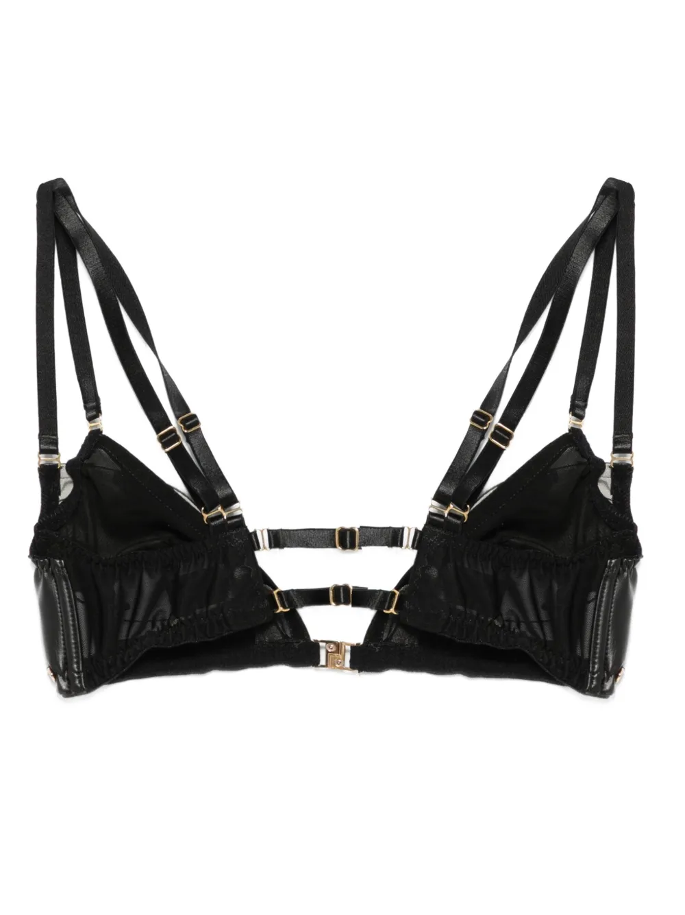 Something Wicked Mia Multiple-straps Bra In Black