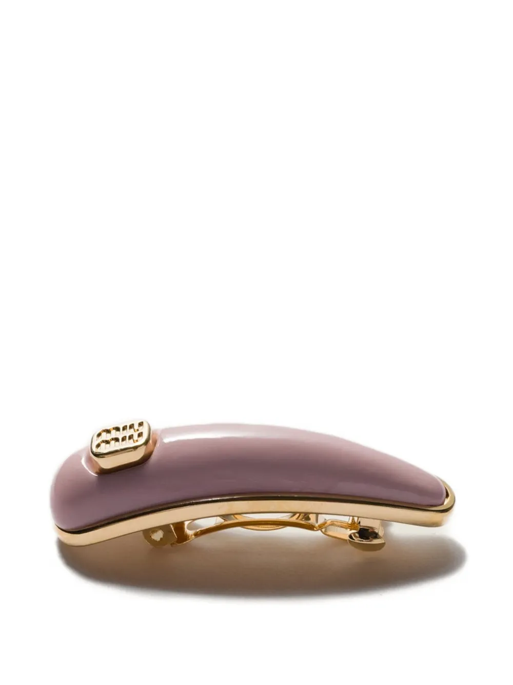 Miu Miu logo-detail leather hair clip | Image 2
