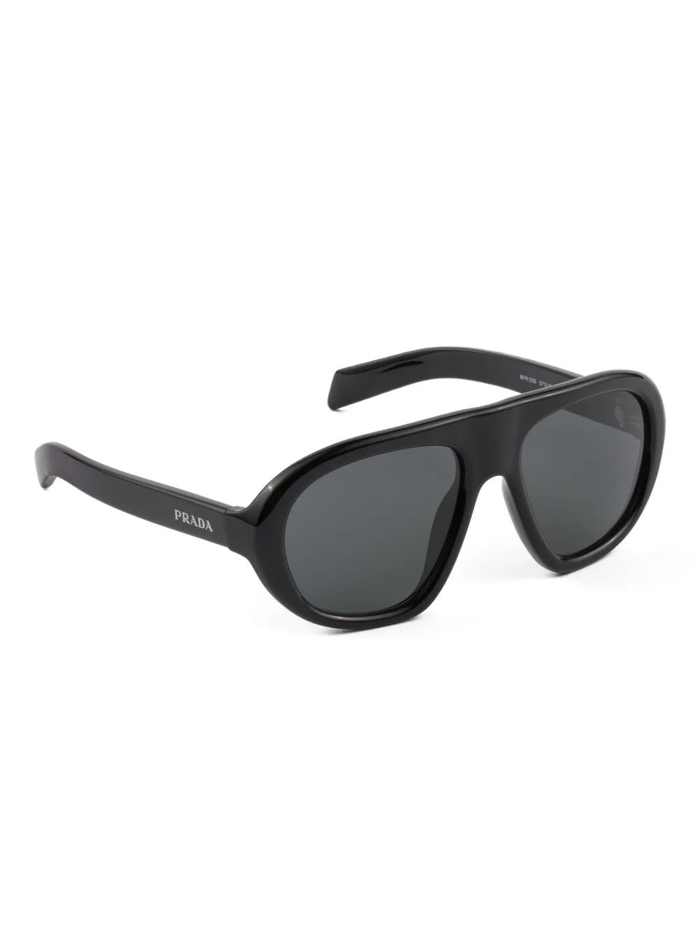 Prada Eyewear pilot-frame sunglasses - Zwart