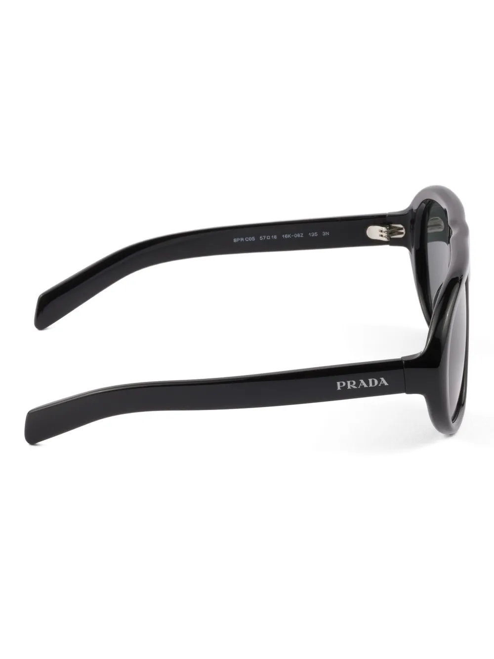 Prada Eyewear pilot-frame sunglasses Zwart