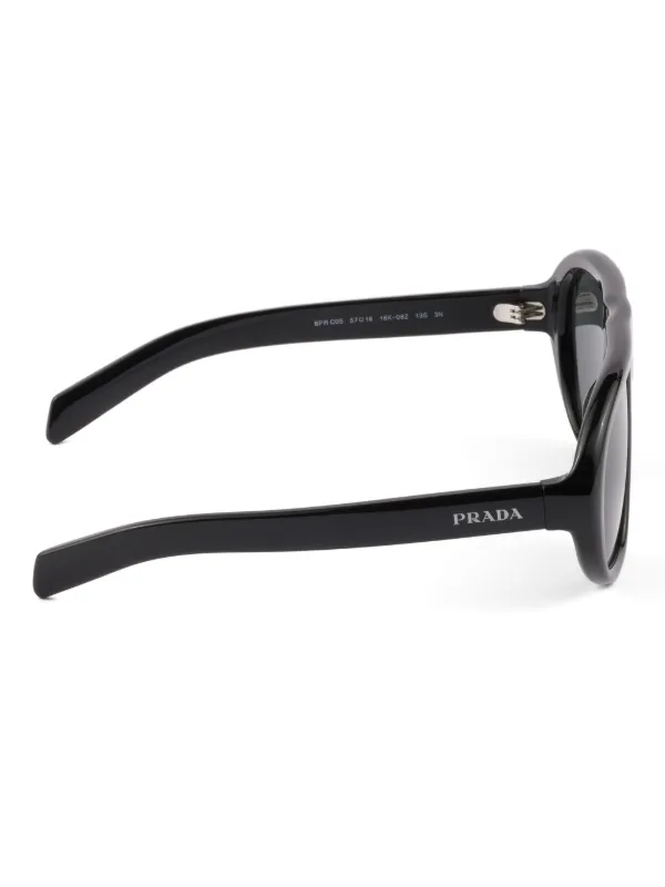 Prada Eyewear パイロット サングラス | ブラック | FARFETCH JP
