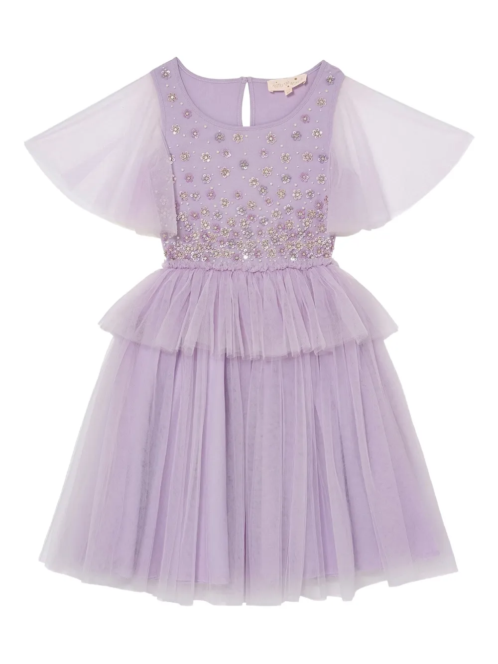 Tutu Du Monde Orchid Radiance verfraaide gelaagde jurk Paars