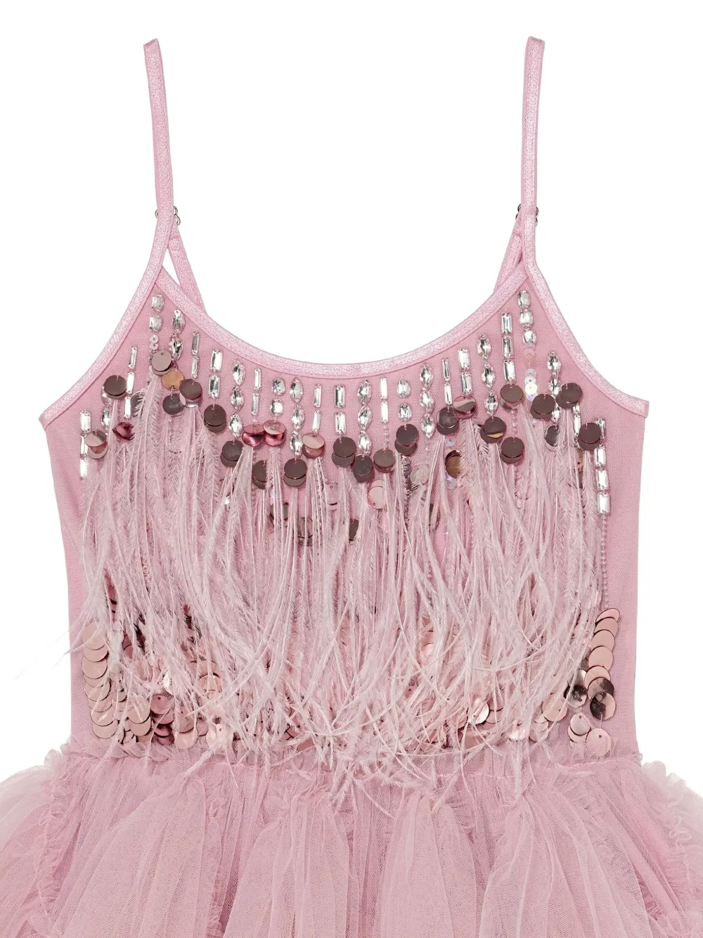 Tutu Du Monde Gossip & Grace verfraaide jurk Roze