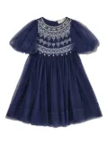 Tutu Du Monde Starlight Serenade embellished balloon-sleeve dress - Blue