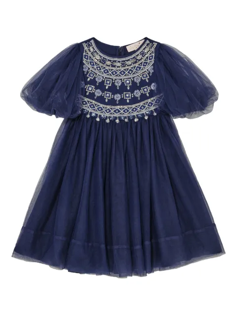 Tutu Du Monde Starlight Serenade embellished balloon-sleeve dress