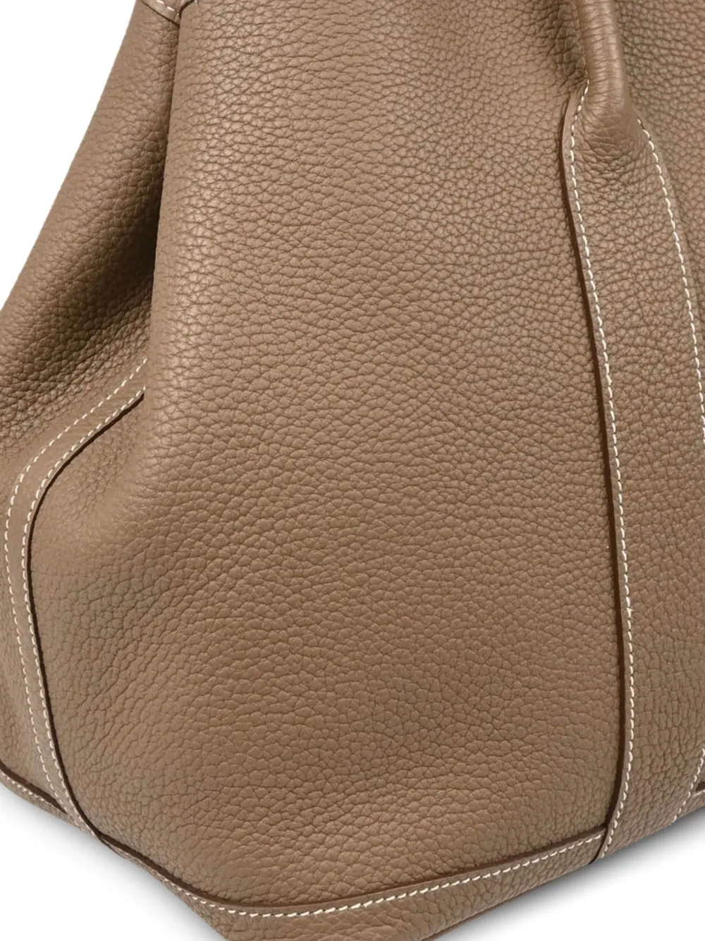 Pre-owned Hermes 2014 Garden Party Tote Handbag In Neutral
