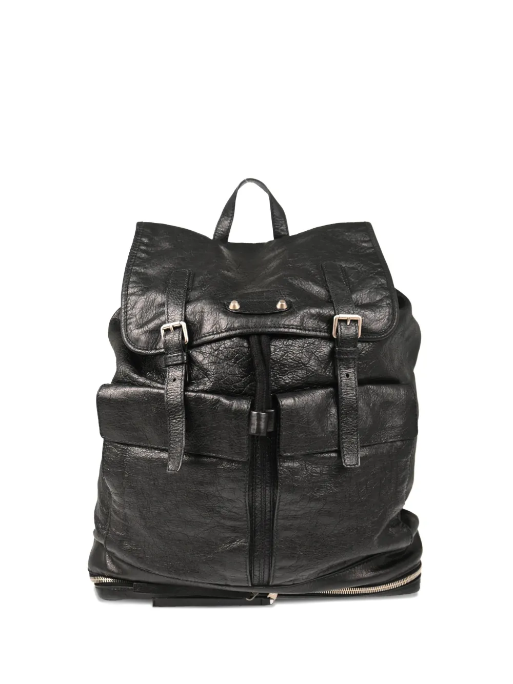 Pre-owned Balenciaga 2013 Traveler Backpack In Black