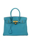 Hermès Pre-Owned 2013 Taurillon Clemence Birkin 30 tote bag - Blue