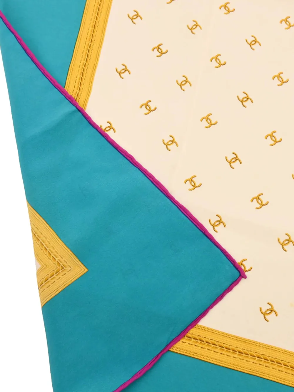 CHANEL Pre-Owned 1990-2000 CC silk scarf | Image 2