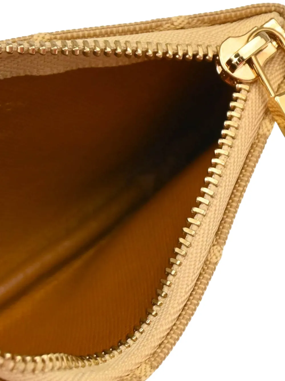 Pre-owned Louis Vuitton 2003 Mini Monogram Wallet In Neutral