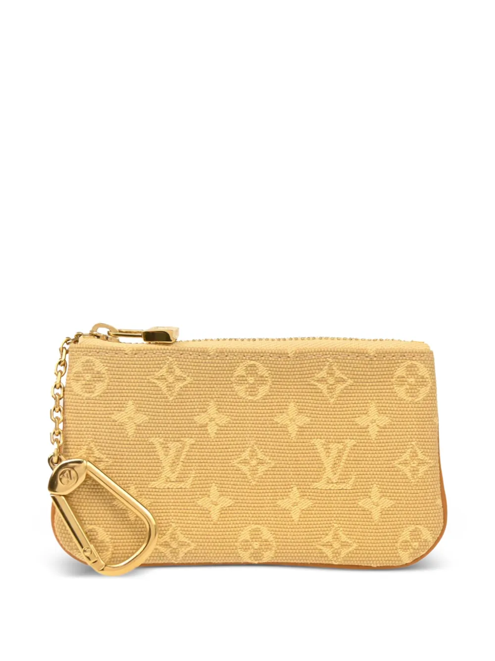Pre-owned Louis Vuitton 2003 Mini Monogram Wallet In Neutral