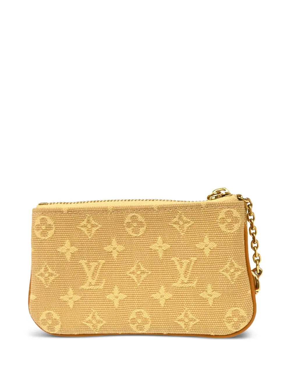 Pre-owned Louis Vuitton 2003 Mini Monogram Wallet In Neutral