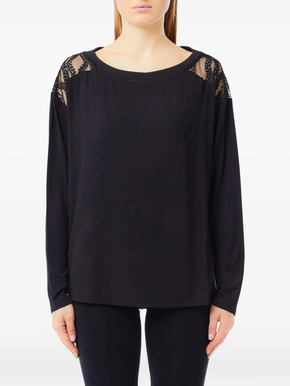 LIU JO Better long-sleeve T-shirt | Black | Image 1