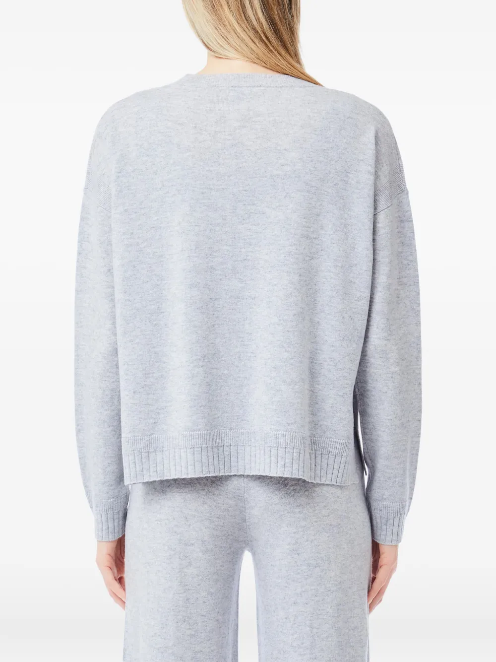 LIU JO V-neck ribbed-hem sweater | Knitted Sweaters | Image 2