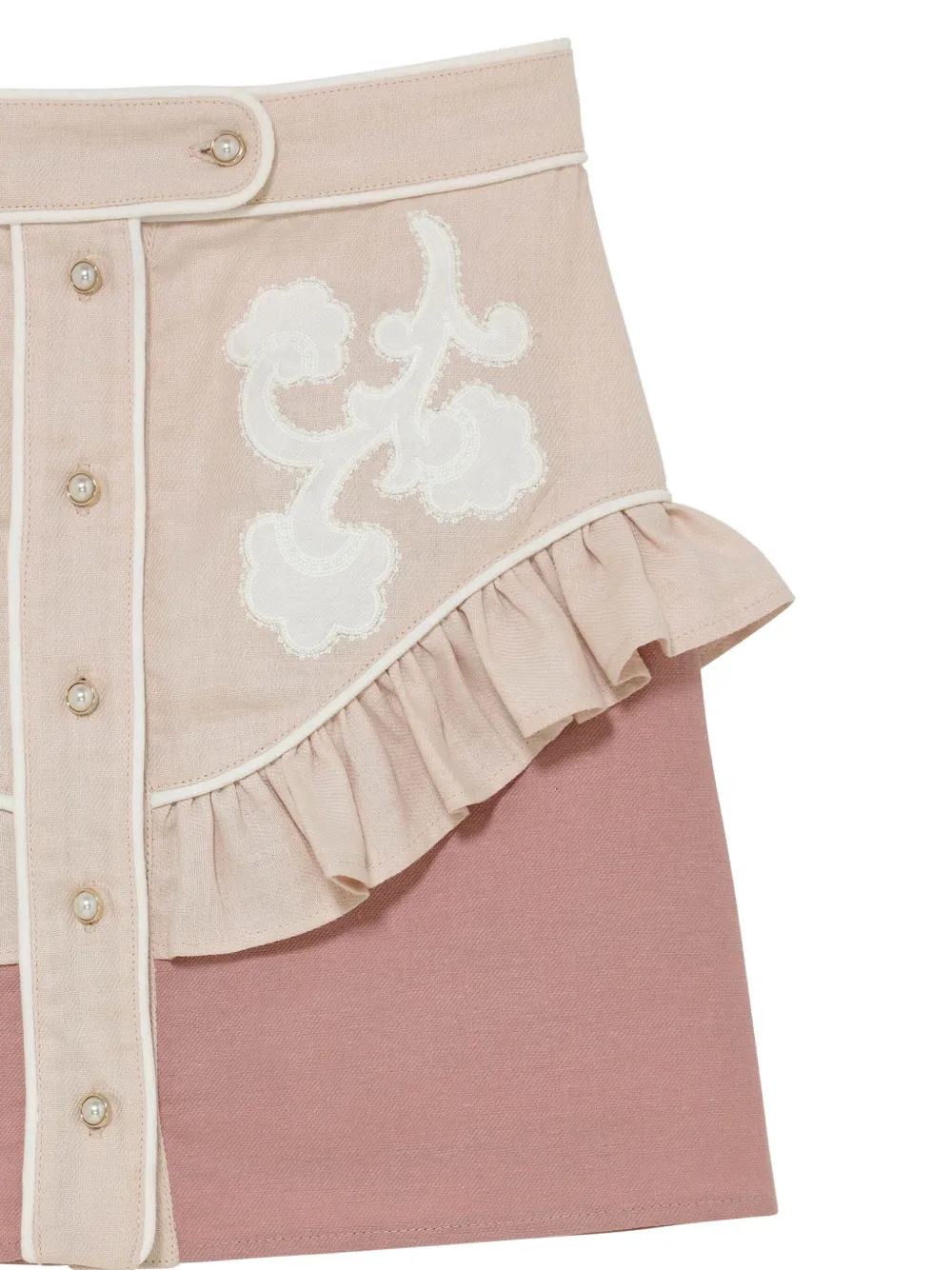 Tutu Du Monde Annie mini-rok met ruches Roze