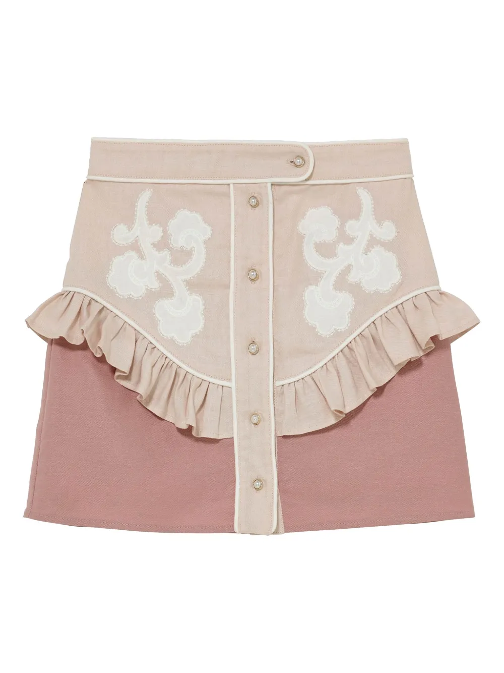Tutu Du Monde Annie mini-rok met ruches Roze