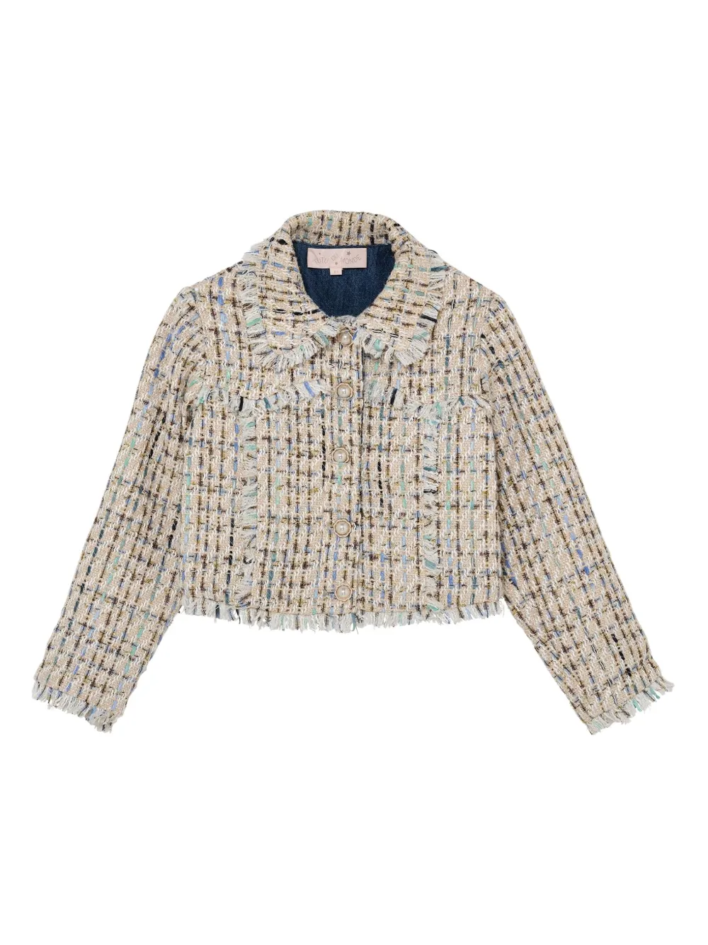 Tutu Du Monde Texas Hold'Em tweed jacket - ニュートラル Tutu Du Monde Texas Hold'Em tweed jacket - ニュートラル