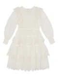 Tutu Du Monde Saloon lace-frill tiered dress - White