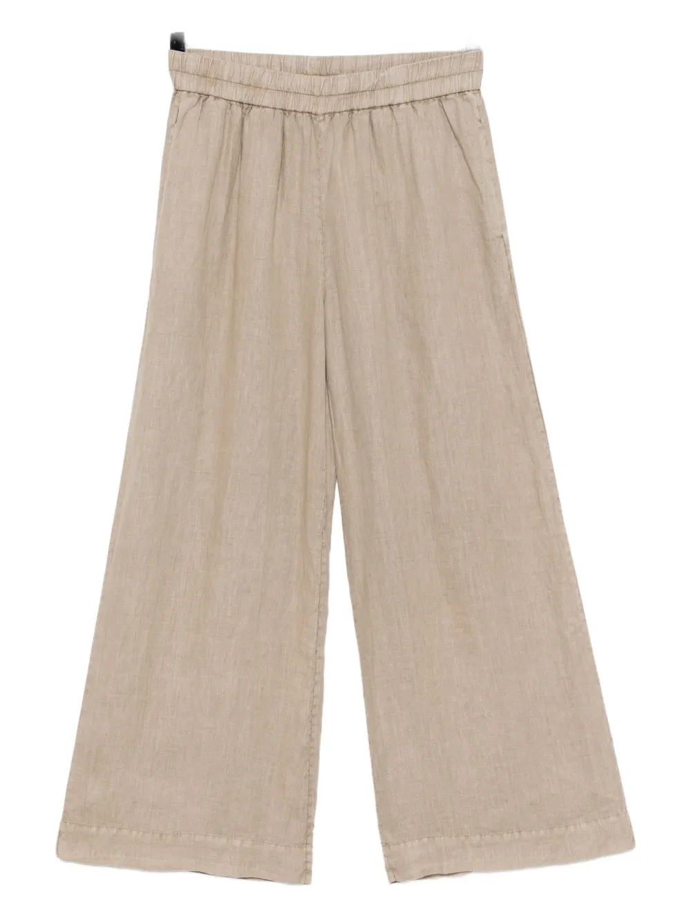 James Perse Linen Trousers In Black