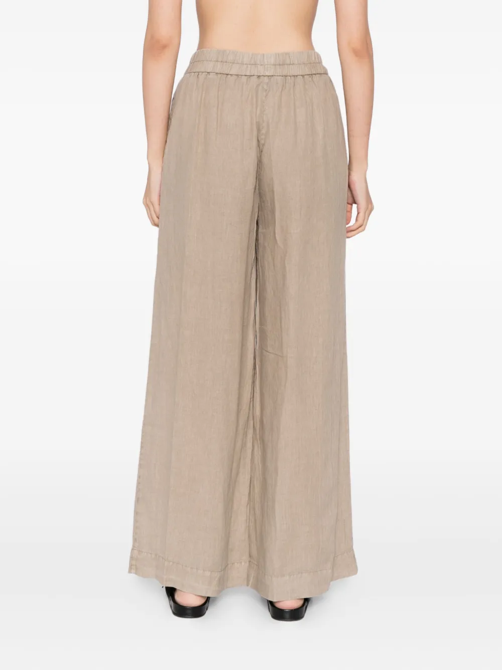 James Perse Linnen broek Bruin