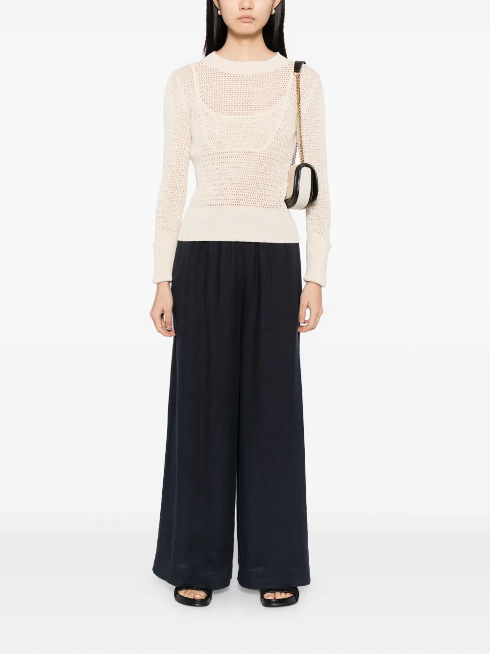 James Perse Linnen broek - Blauw