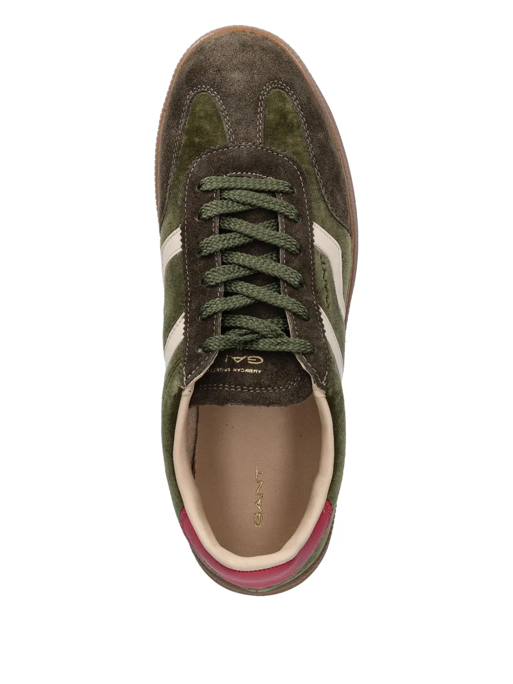 Gant Cuzima suede sneakers Groen