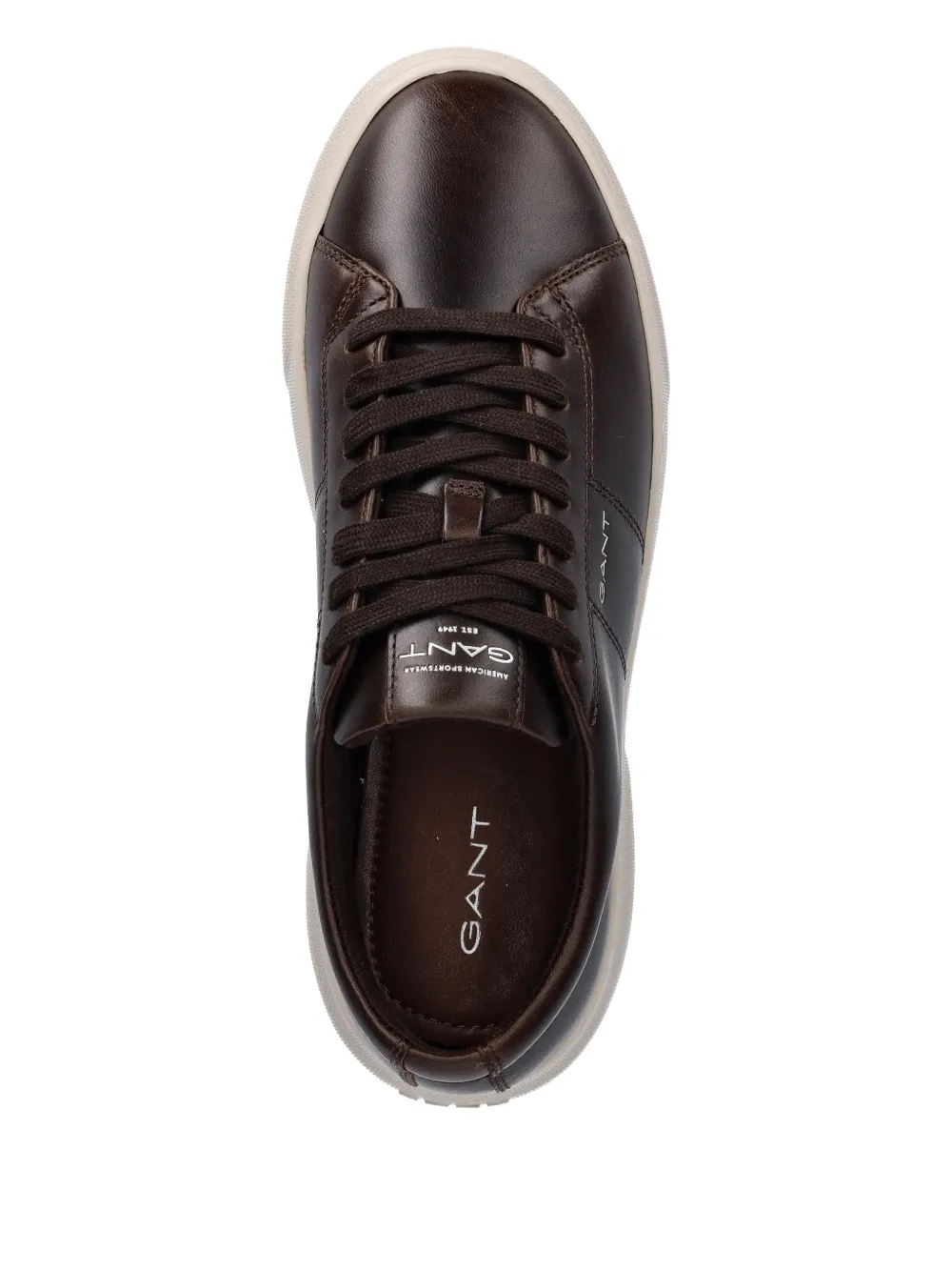 Gant Joree Leather Sneakers In Brown