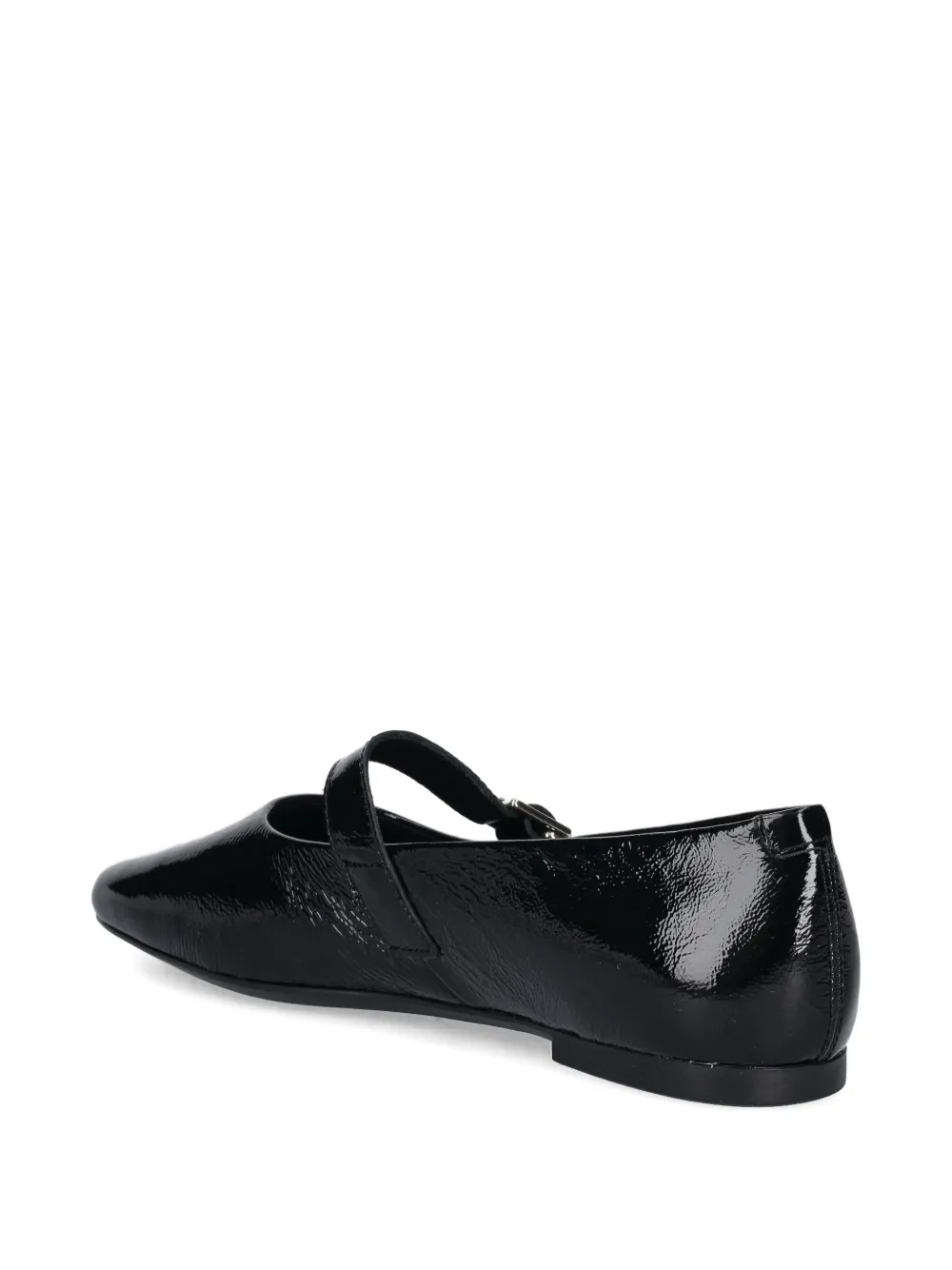 Vagabond Jolin Buckle-strap Ballet Flats In Black