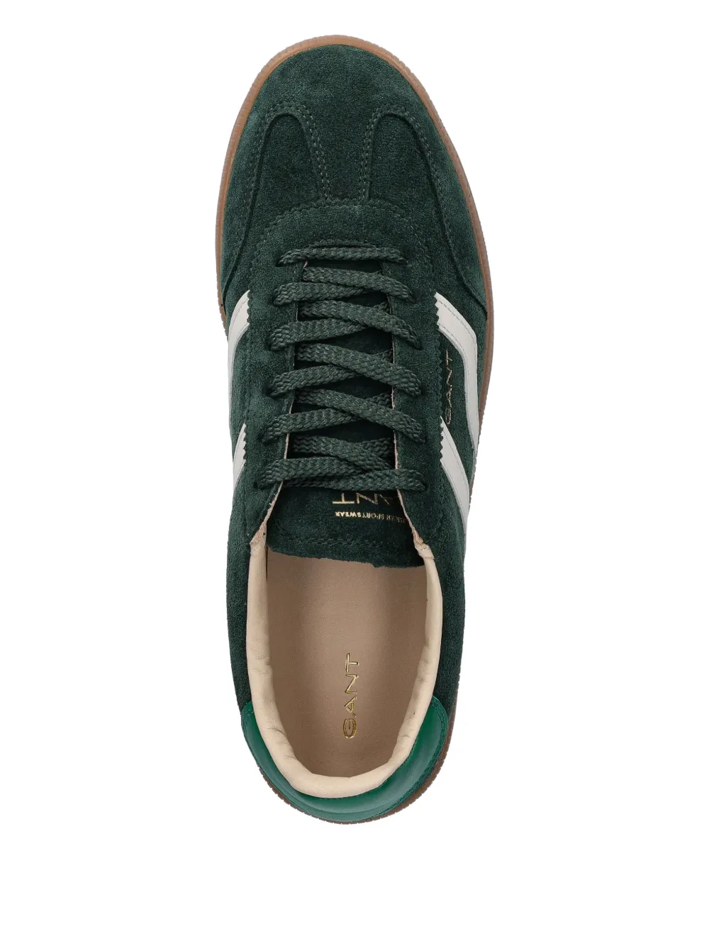 Gant Cuzima suede sneakers Groen